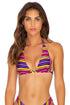 Luli Fama Party Animal Triangle Halter Top
